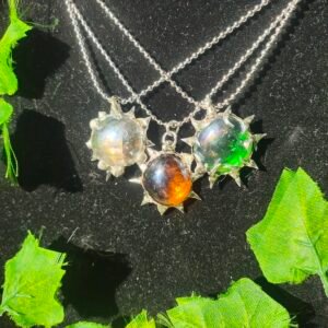 soldered glass bead necklaces